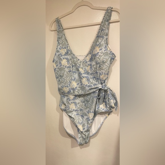 SummerSalt Mini-Ruffle Perfect Wrap One-Piece Swimsuit - Picture 4 of 6